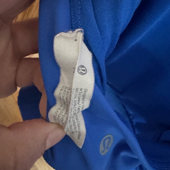 Lululemon Energy Bra-Medium Support-B-D Cups: Size 14 - Blazer Blue Tone - Picture 4 of 5